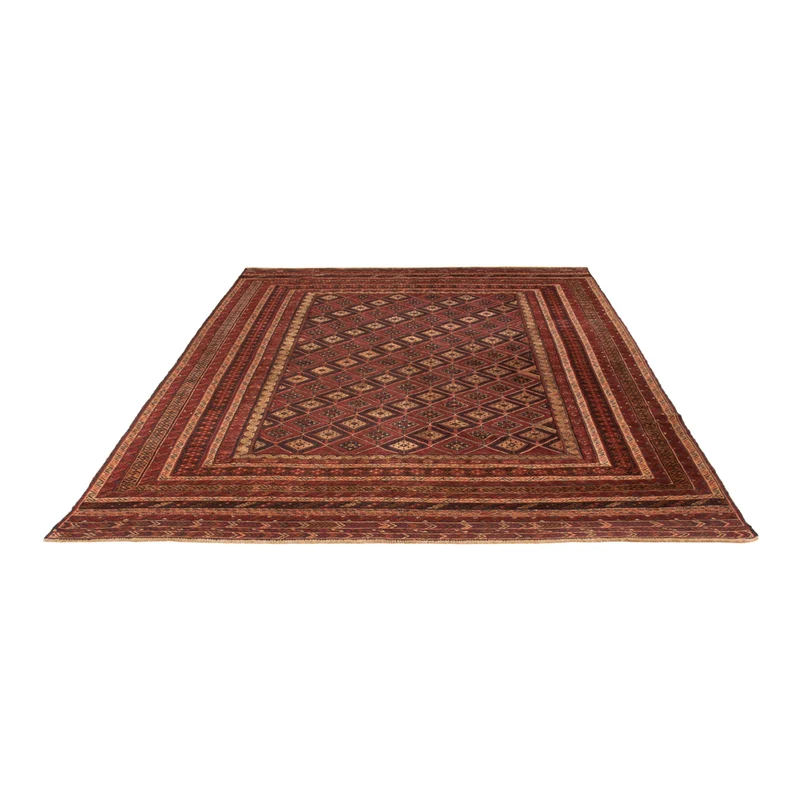 Kelim Afghan Teppich 198x270cm - rot
