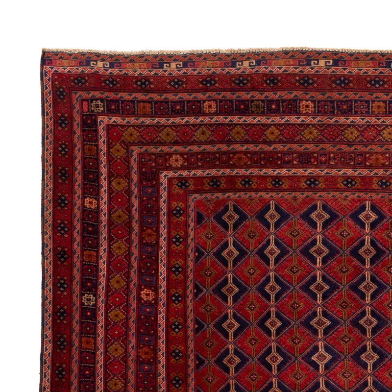 Kelim Afghan Teppich 197x274cm - rot
