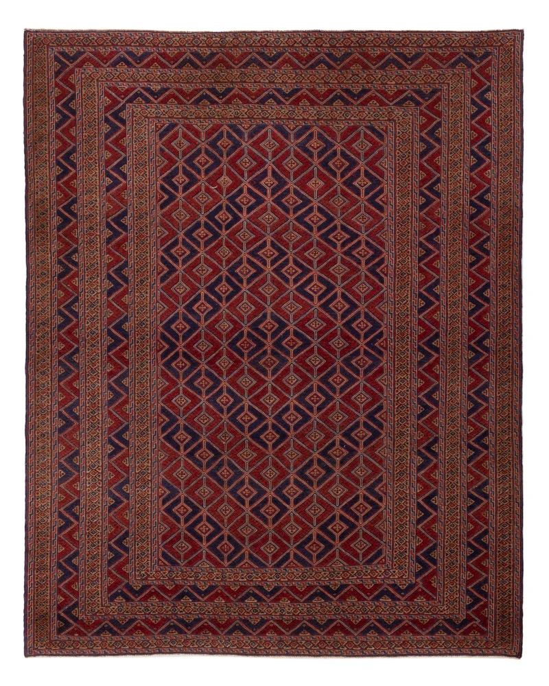 Kelim Afghan Teppich 203x264cm - rot