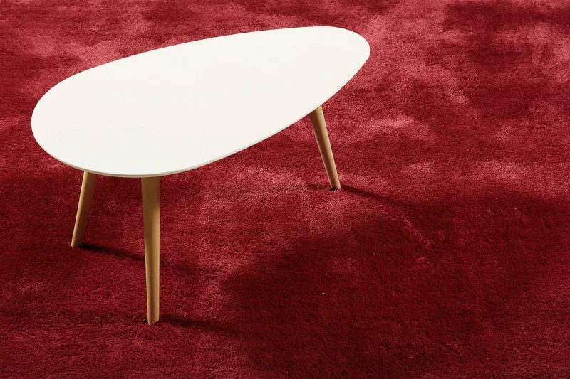 Esprit Teppich Rot Hochflor "Relaxx"