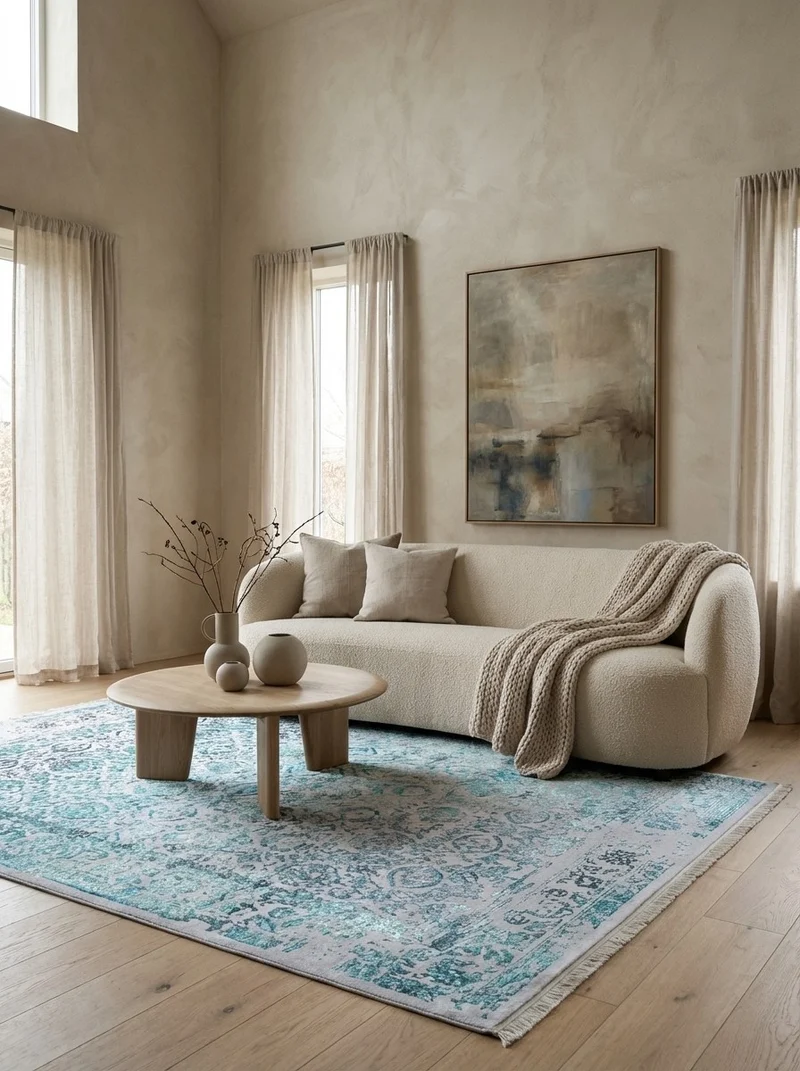 Paradayda · Handgeknüpft – Blau, 237x175 cm