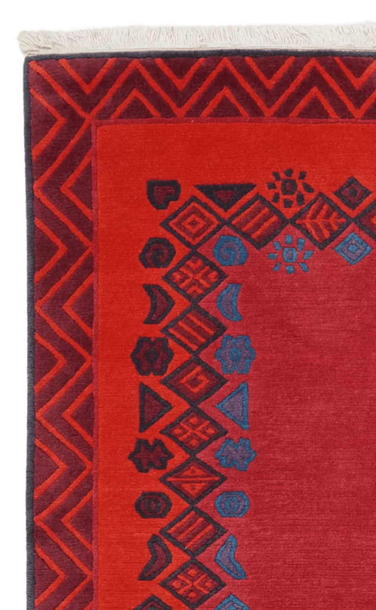 Nepal · Handgeknüpft – Rot, 243x172 cm