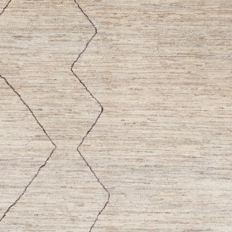 Berber Teppich 276x362cm - Wollteppich - beige