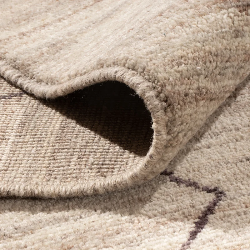 Berber Teppich 276x362cm - Wollteppich - beige