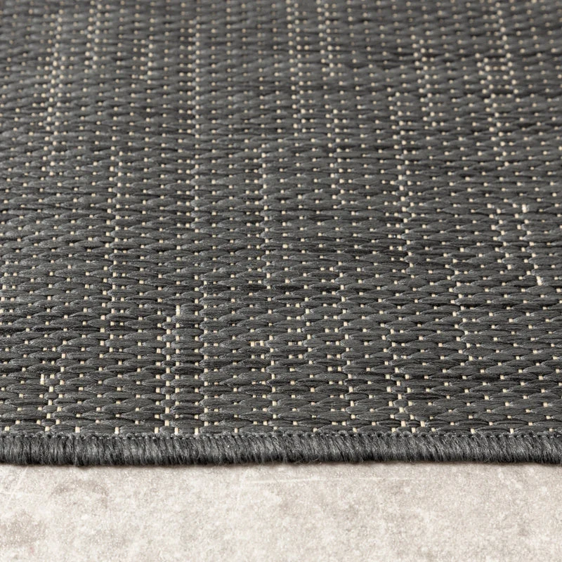 In-& Outdoor Teppich - Malta Melange Schwarz