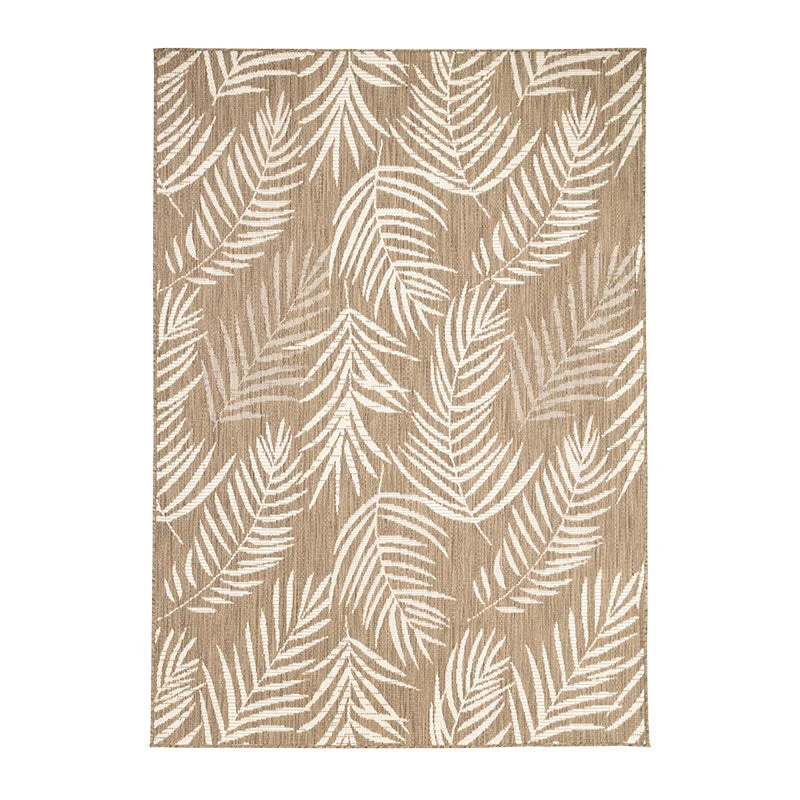 In-& Outdoor Teppich - Malta Leaves Natur