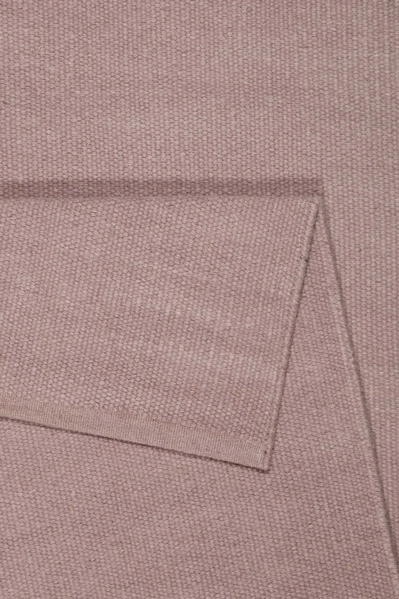 Esprit Kelim Teppich Flieder Altrosa aus Wolle "Maya 2.0"