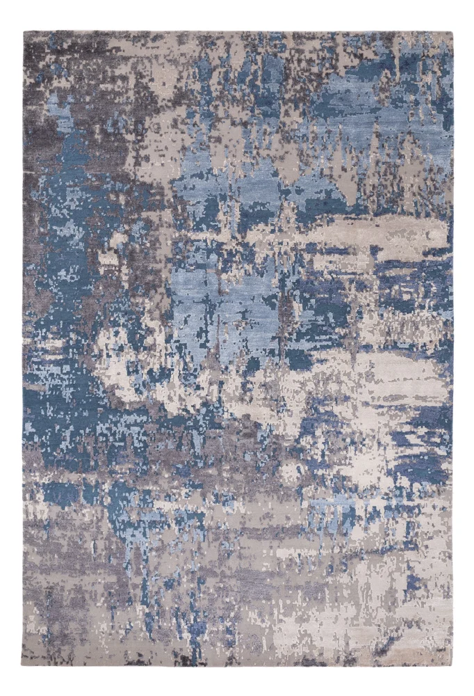 Designer Teppich 205x298cm - blau