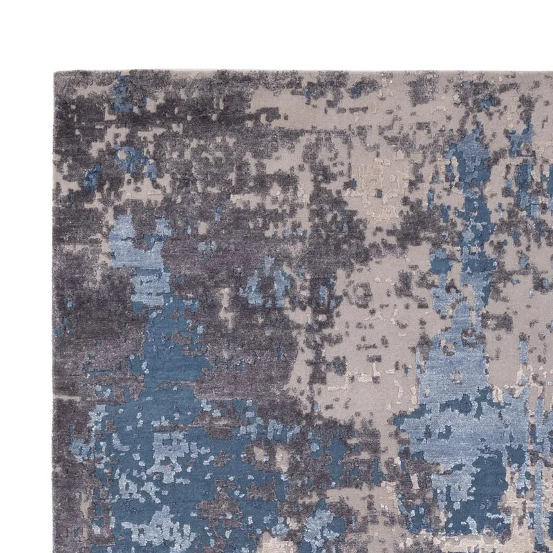 Designer Teppich 205x298cm - blau