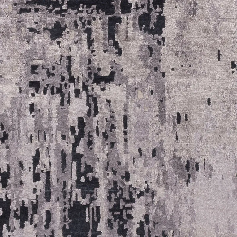 Designer Teppich 205x296cm - schwarz
