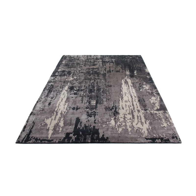 Designer Teppich 205x296cm - schwarz
