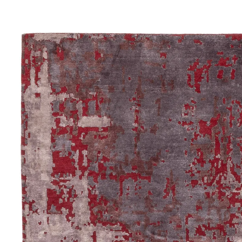 Designer Teppich 203x300cm - rot