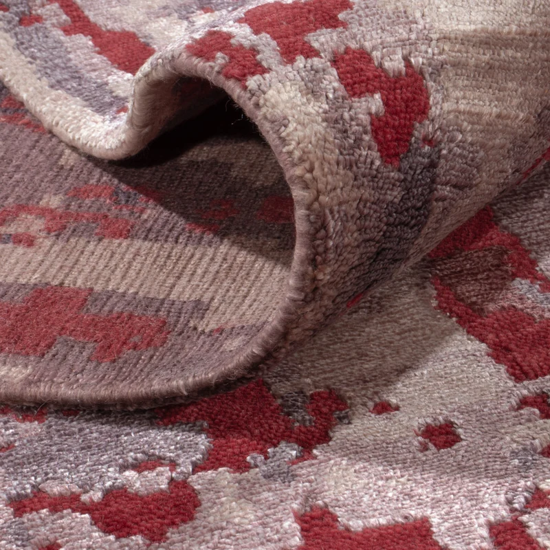 Designer Teppich 203x300cm - rot