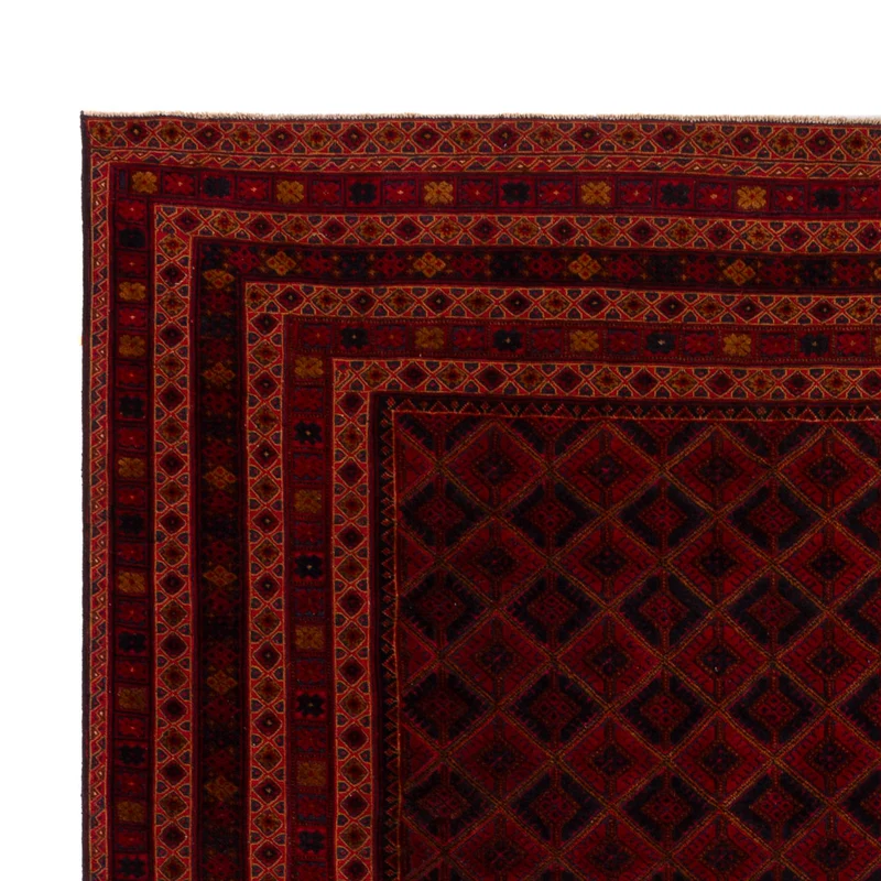 Kelim Afghan Teppich 210x301cm - rot