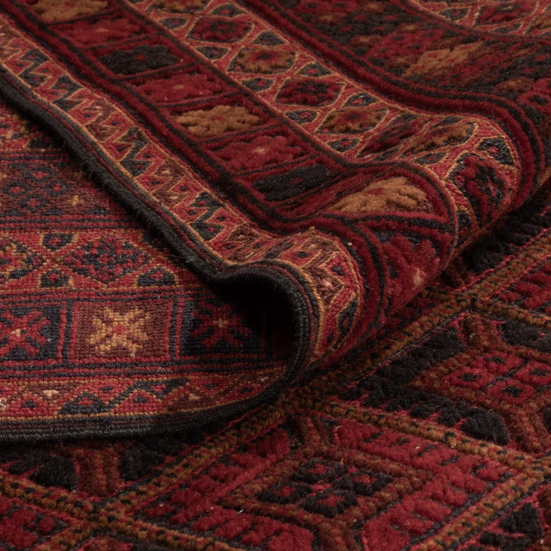 Kelim Afghan Teppich 210x301cm - rot