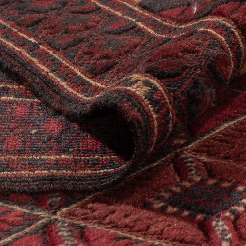 Kelim Afghan Teppich 200x314cm - rot