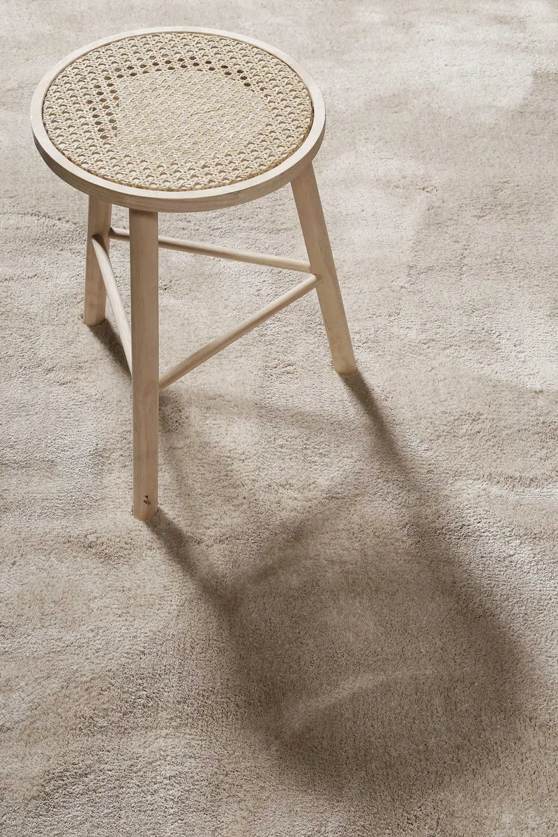 Teppich Beige Sand Hochflor "Sienna" Homie Living