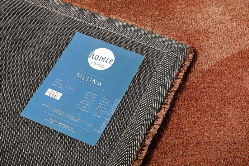 Teppich Braun Hochflor "Sienna" Homie Living