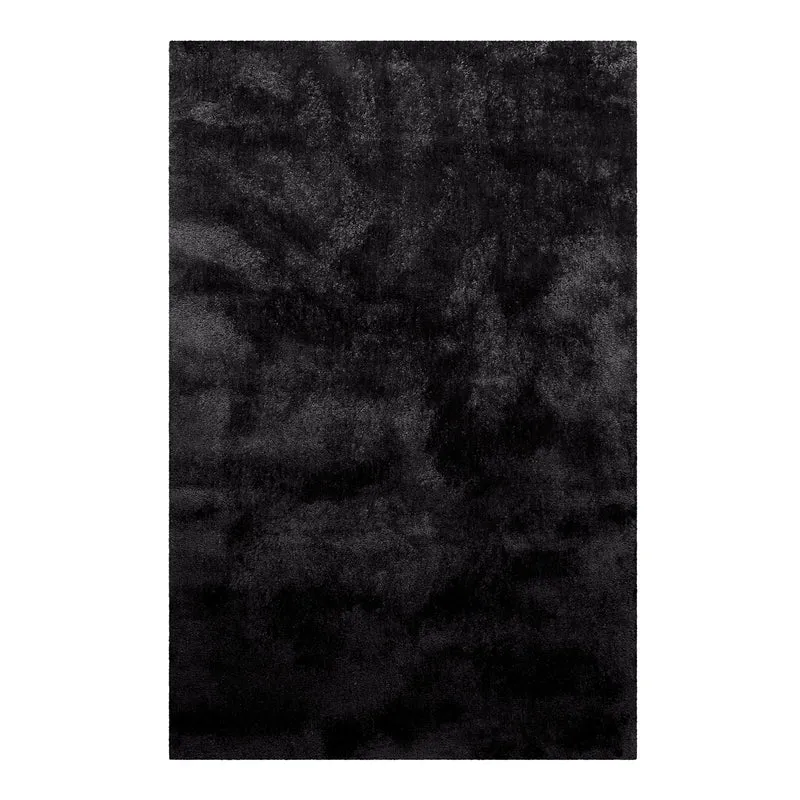 Teppich Schwarz Hochflor "Pisa" Homie Living