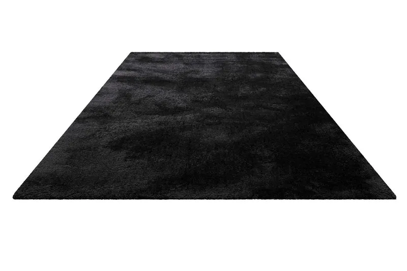 Teppich Schwarz Hochflor "Pisa" Homie Living