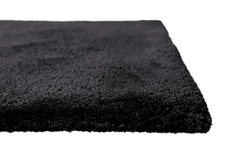 Teppich Schwarz Hochflor "Pisa" Homie Living