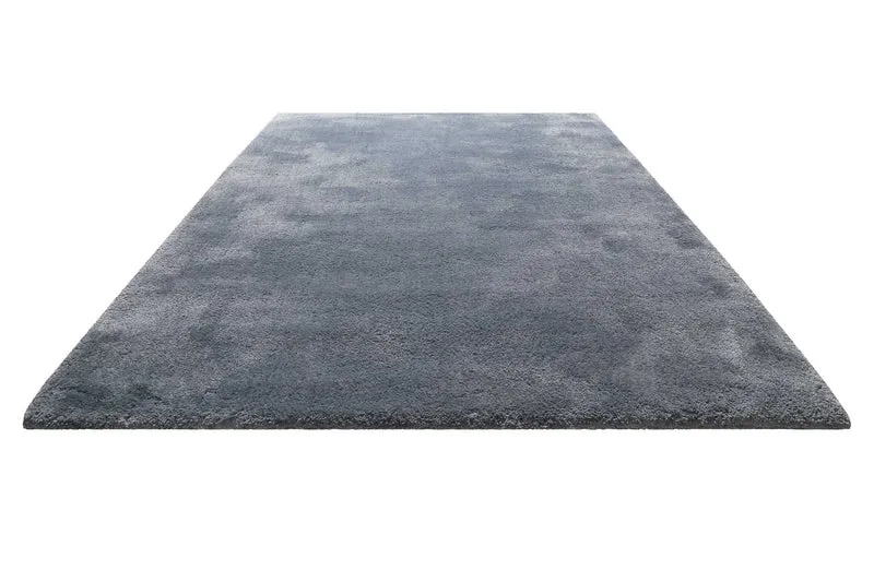 Teppich Grau Blau Hochflor "Pisa" Homie Living
