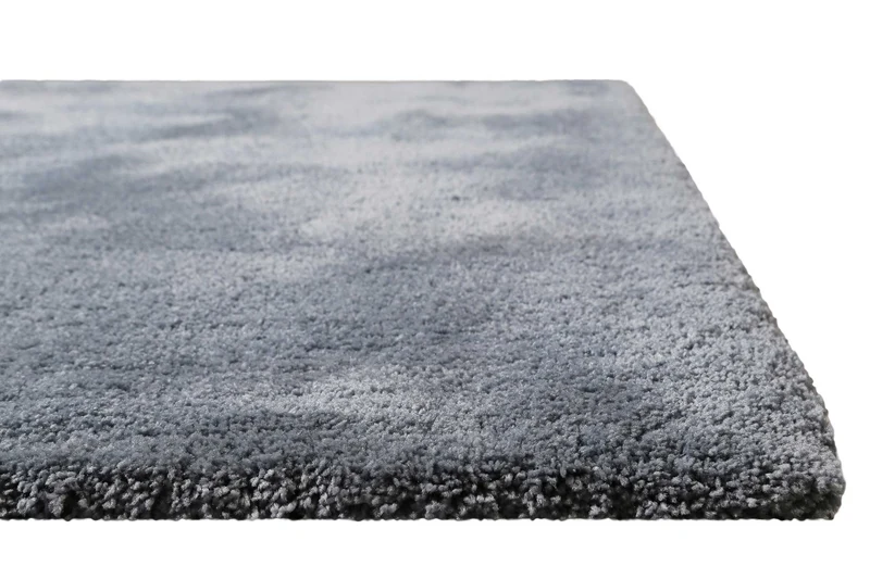 Teppich Grau Blau Hochflor "Pisa" Homie Living