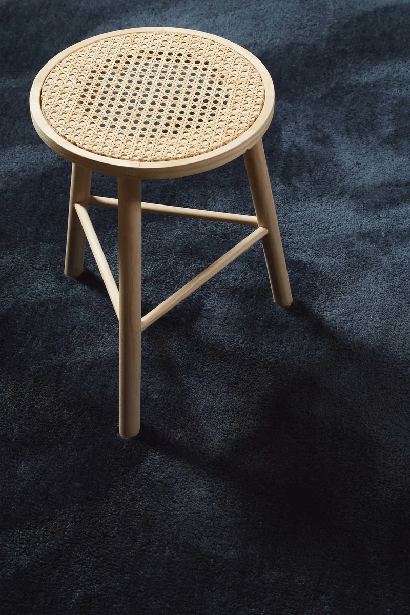 Teppich Dunkelblau Hochflor "Pisa" Homie Living