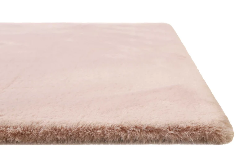 Kunstfell Teppich Rosa kuschelig & flauschig "Vita" Homie Living