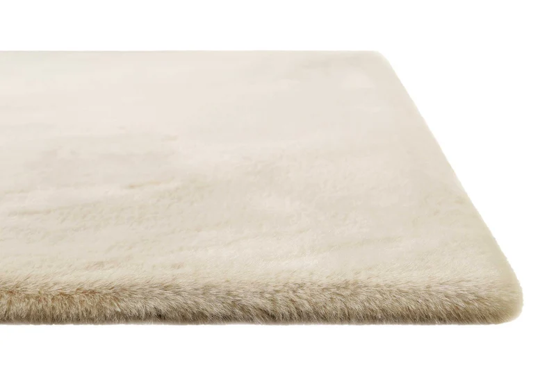 Kunstfell Teppich Creme Beige kuschelig & flauschig "Vita" Homie Living