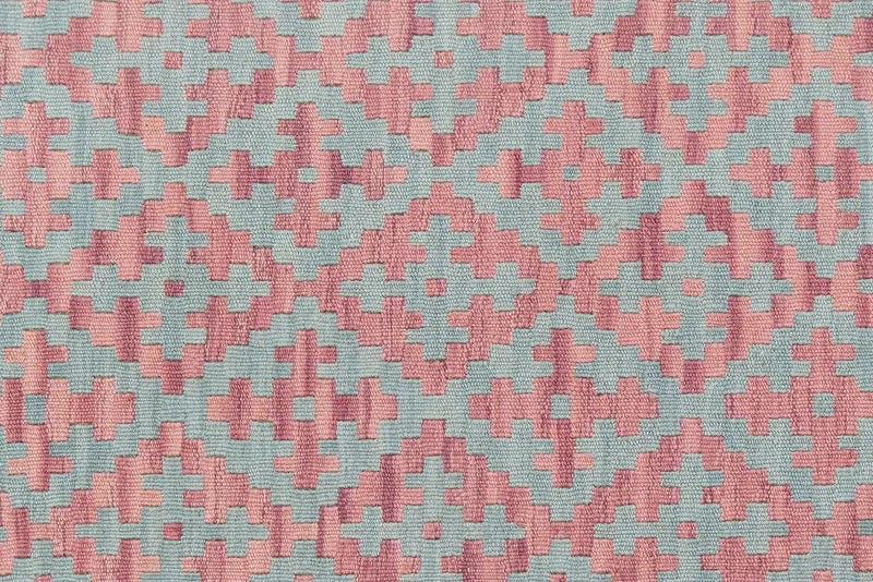 Kelim Gashgai · Handgewebt – Grün, 142x109 cm