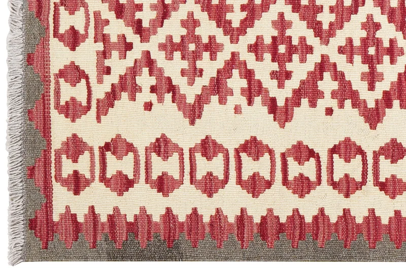 Kelim Gashgai · Handgewebt – Beige, 147x103 cm