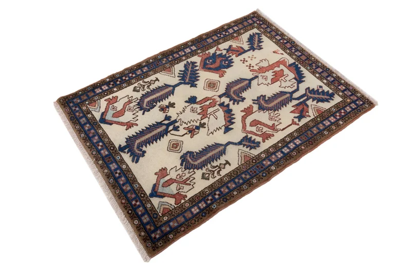 Perserteppich - Täbriz - 80 x 115 cm - mehrfarbig