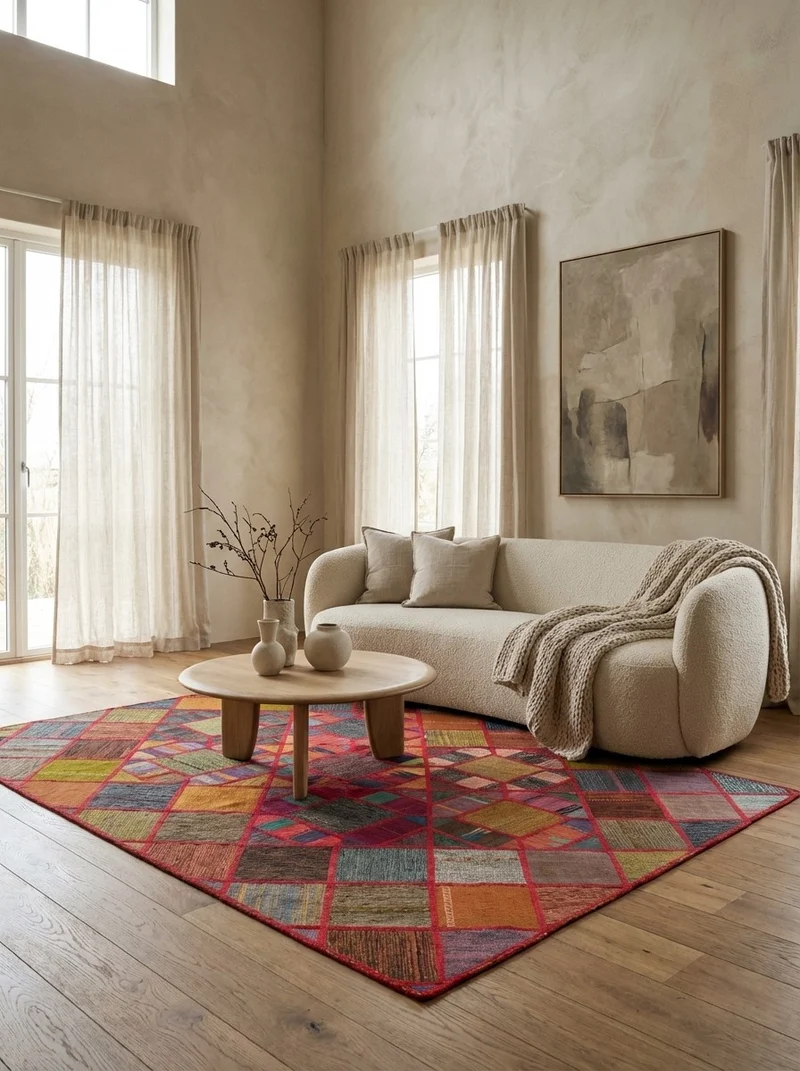 Kelim Tekkeh · Handgewebt – Bunt, 200x150 cm