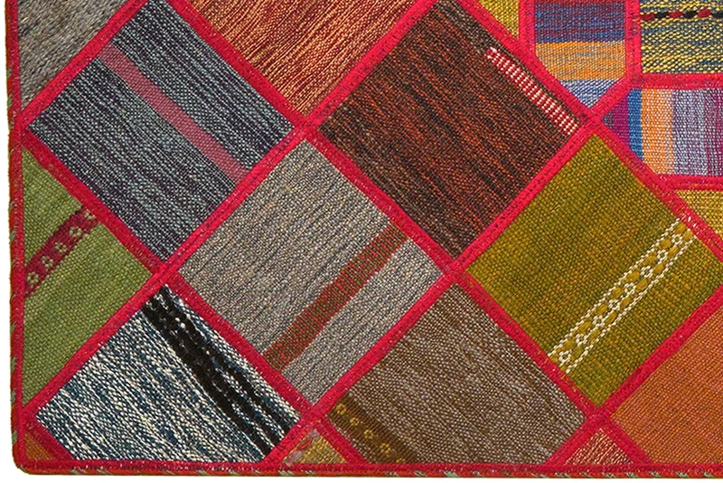 Kelim Tekkeh · Handgewebt – Bunt, 200x150 cm
