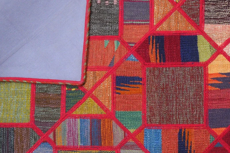 Kelim Tekkeh · Handgewebt – Bunt, 200x150 cm