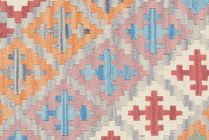 Kelim Gashgai · Handgewebt – Grau, 154x104 cm