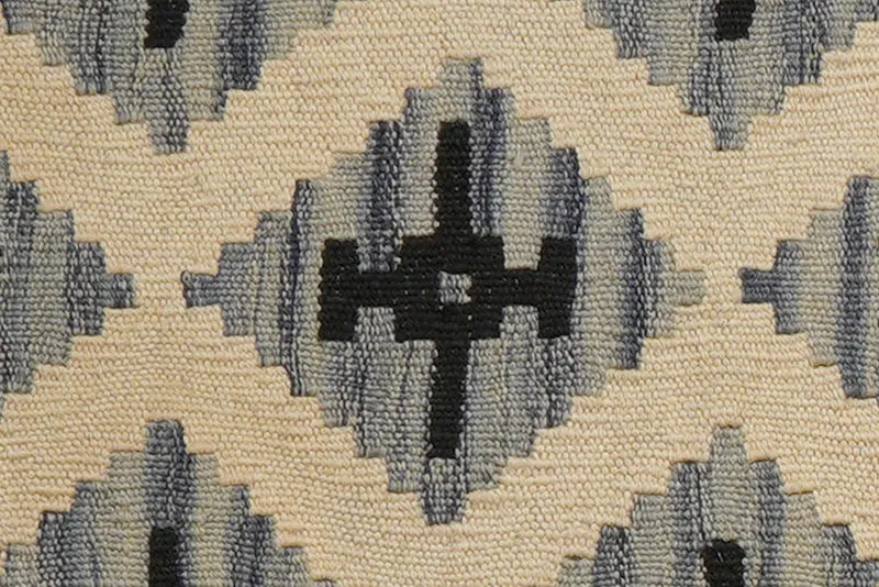 Kelim Gashgai · Handgewebt – Beige, 60x46 cm