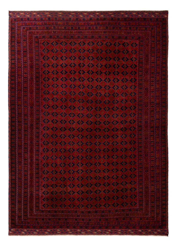 Kelim Afghan Teppich 210x295cm - rot