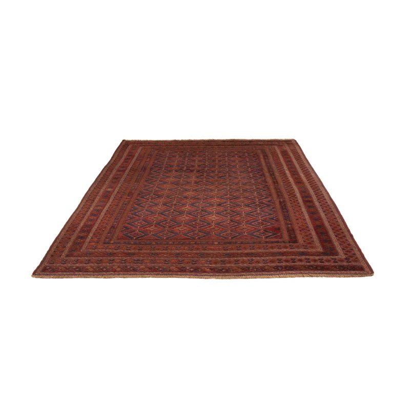 Kelim Afghan Teppich 205x300cm - rot