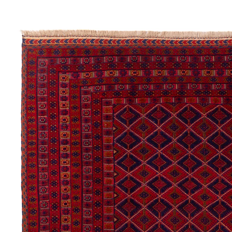 Kelim Afghan Teppich 201x303cm - rot