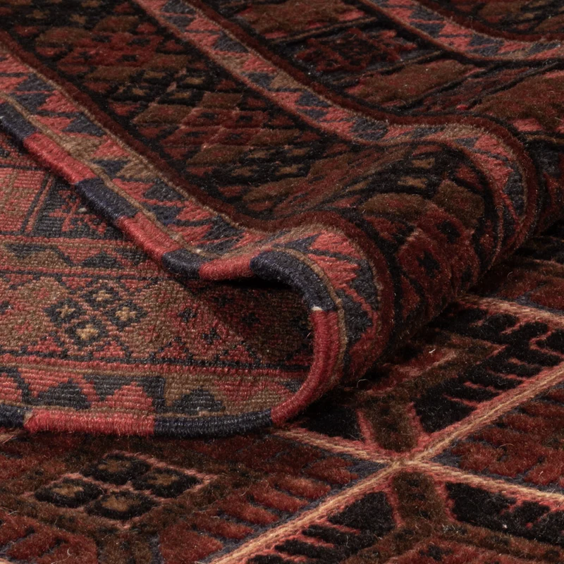 Kelim Afghan Teppich 210x286cm - rot