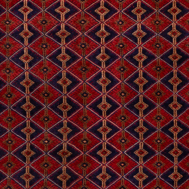 Kelim Afghan Teppich 211x281cm - rot