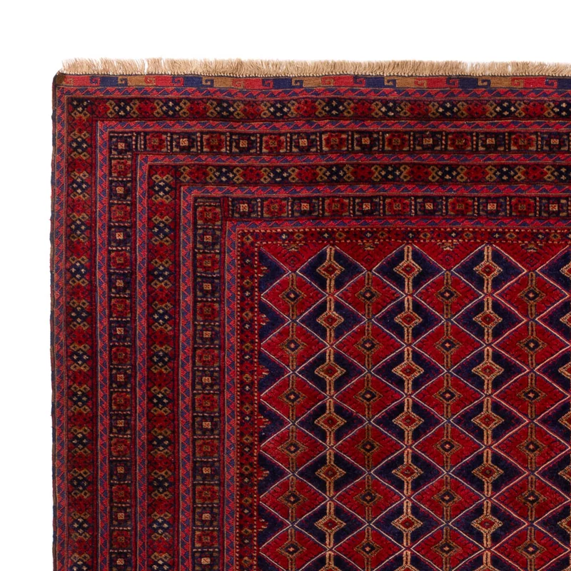 Kelim Afghan Teppich 211x281cm - rot