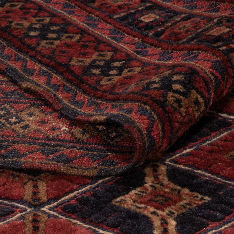 Kelim Afghan Teppich 211x281cm - rot