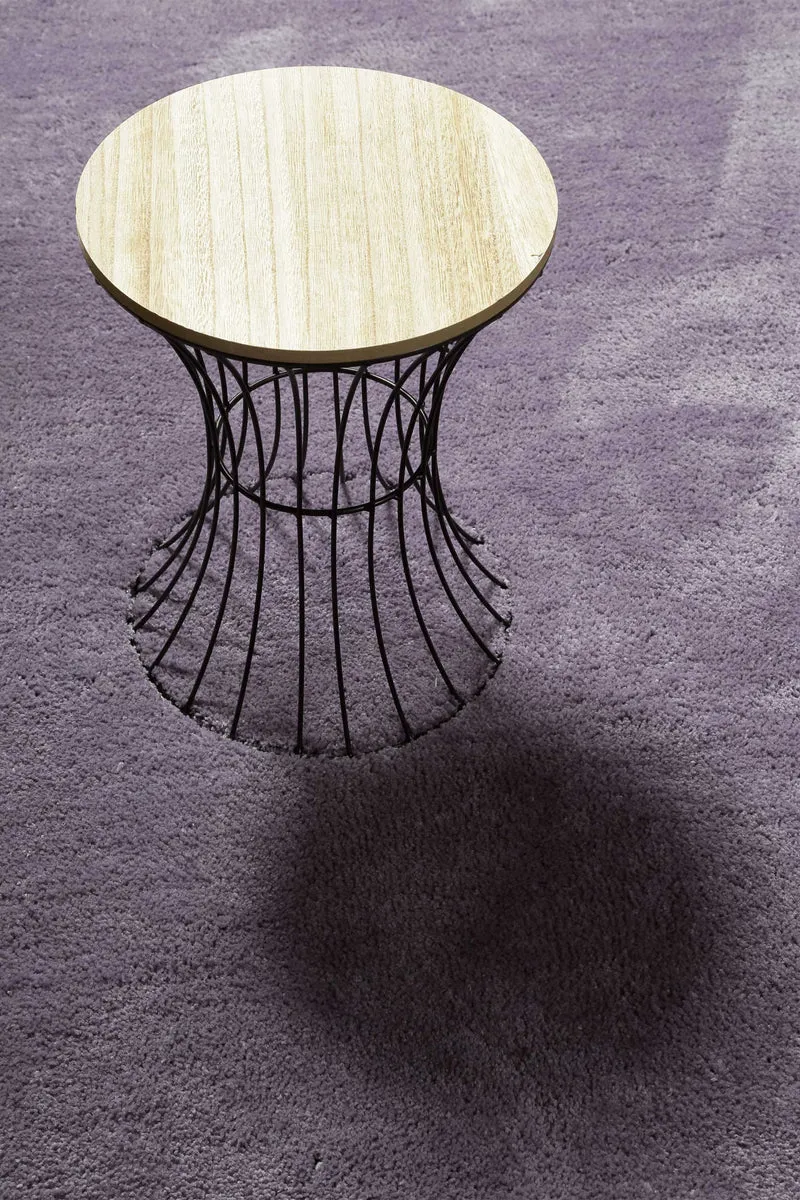 Teppich Lila Hochflor "Pisa" Homie Living