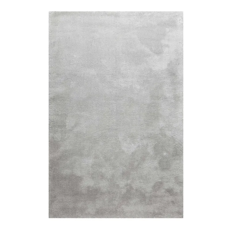 Teppich Hellgrau Hochflor "Pisa" Homie Living