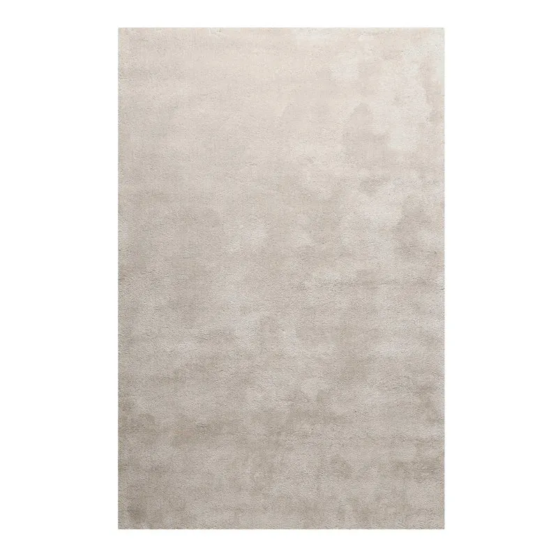 Teppich Creme Beige Hochflor "Pisa " Homie Living