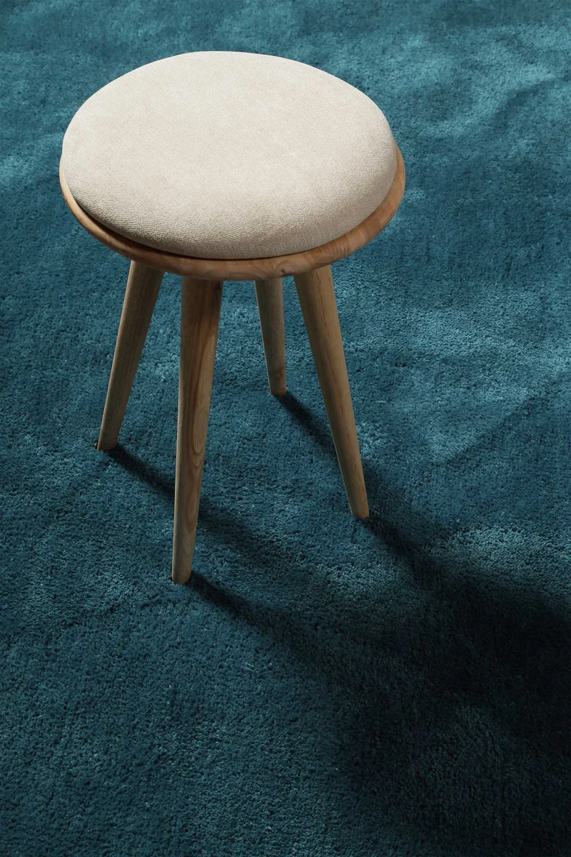 Teppich Petrol Hochflor "Pisa" Homie Living