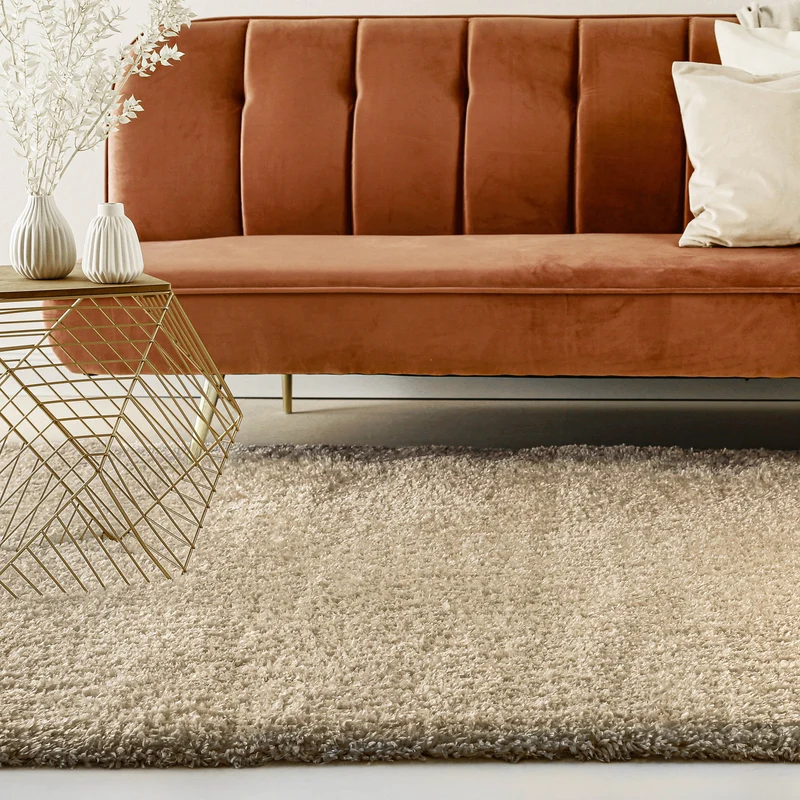 Teppich Sand Braun soft & weich "Matteo" Homie Living